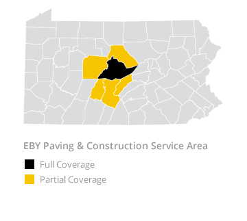 EBY Service Area Map